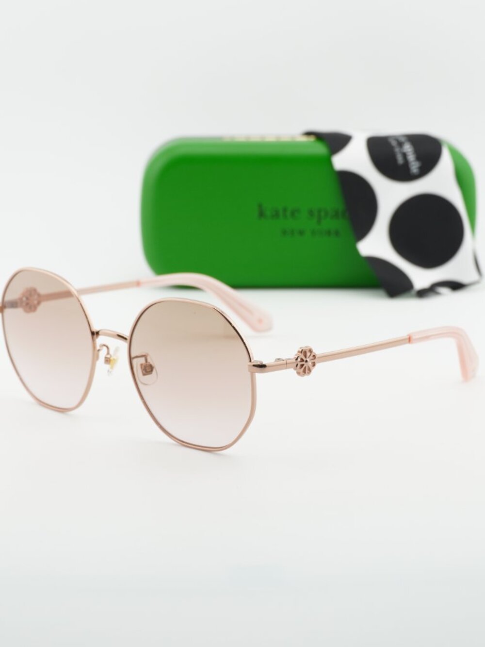 Kate Spade VENUS/F/S 0000 M2 Round Women Sunglasses - Gold/Brown